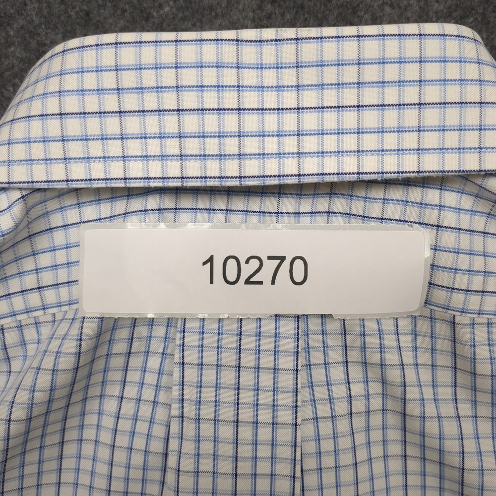 Brooks Brothers Regent Fit Men's Dress Shirt Size 16-33 Blue Plaid Non‎ Iron - Picture 9 of 9